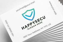 Happy Secure Shield Logo Screenshot 3