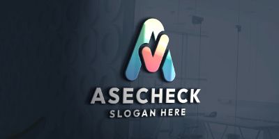 Asecheck Letter A Logo
