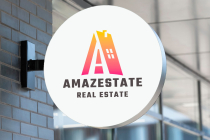 Amaze Real Estate Letter A Logo Screenshot 2