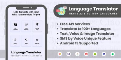 All Language Translator Speak to Translate Android