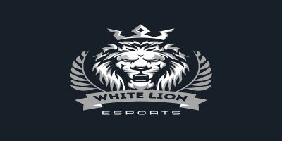 White Leon Esports Logo