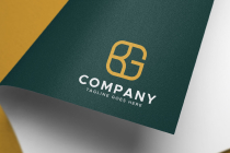 BG Letter Minimal Logo Design Template Screenshot 3