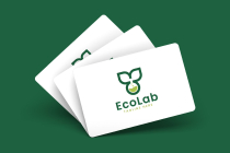 Eco Lab Natural Logo Design Template Screenshot 1