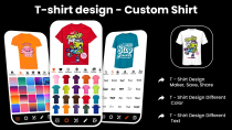 T-Shirt Design - Android App Template Screenshot 1