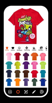 T-Shirt Design - Android App Template Screenshot 4