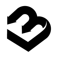 LB Letter Arrow Logo Design Template
