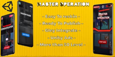 Master Operation Hyper Casual Game Unity