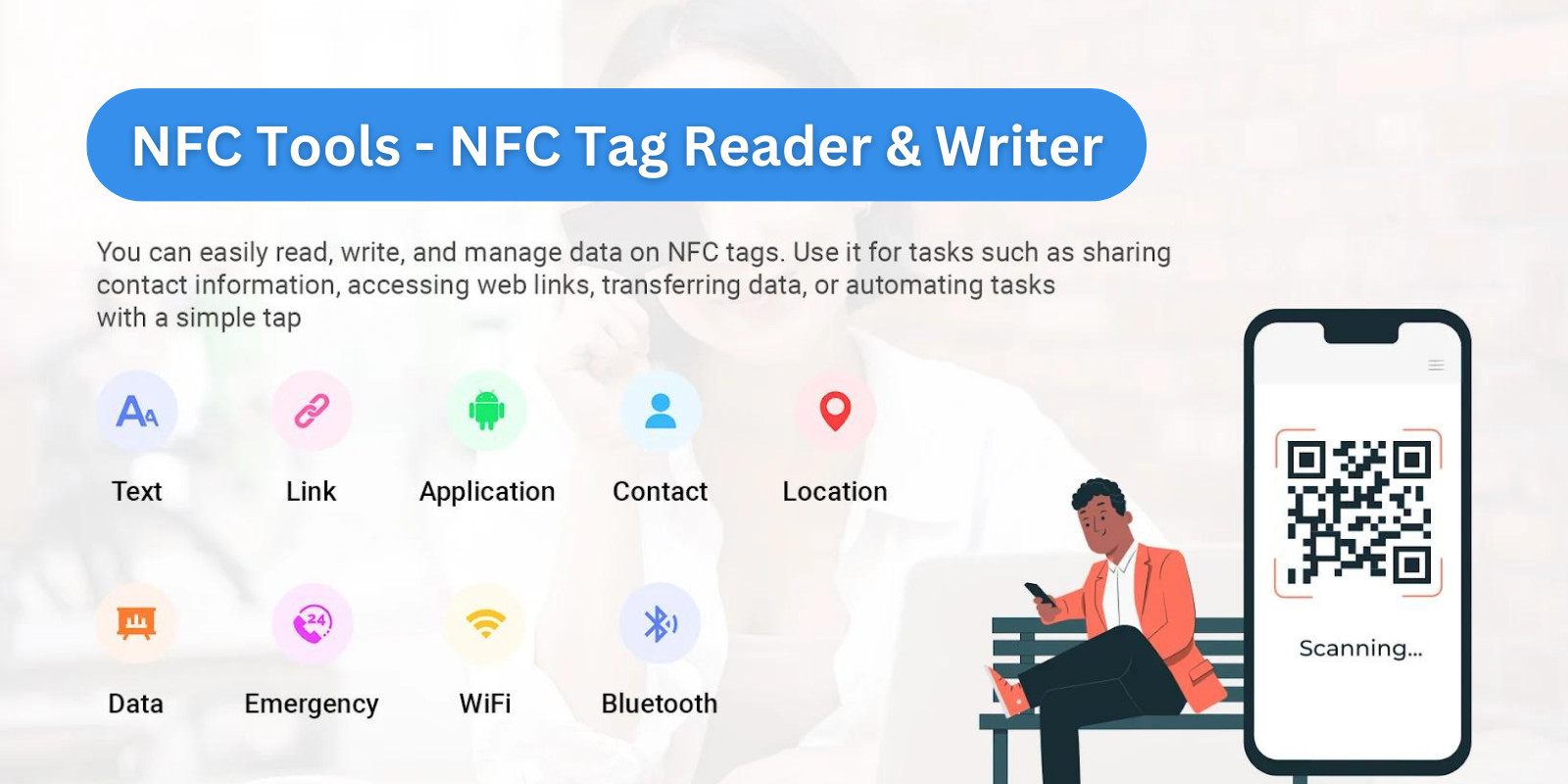 NFC Tools NFC Tag Reader Writer Android by MJAppsStudio | Codester