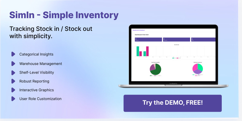 SimIn - Inventory Management System