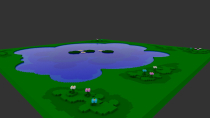 Voxel Pond - 3D Object Screenshot 2