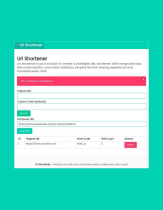 URL Shortener - Without Database Screenshot 1