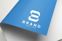 B Letter Minimal Logo Design Template Screenshot 3