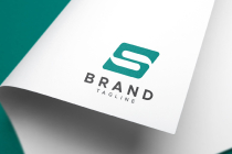S Letter Minimal Logo Design Template Screenshot 2