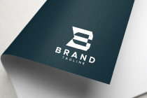 Letter E Minimal Unique Logo Design Template Screenshot 3