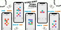 Five Buildbox 3 Word Puzzle Game Bundle Pack Screenshot 2
