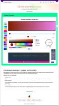 CSS Gradient Generator  for Stunning Web Designs Screenshot 3
