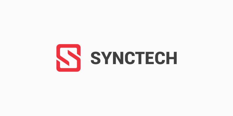 Sync Tech Letter S Vector Logo Template
