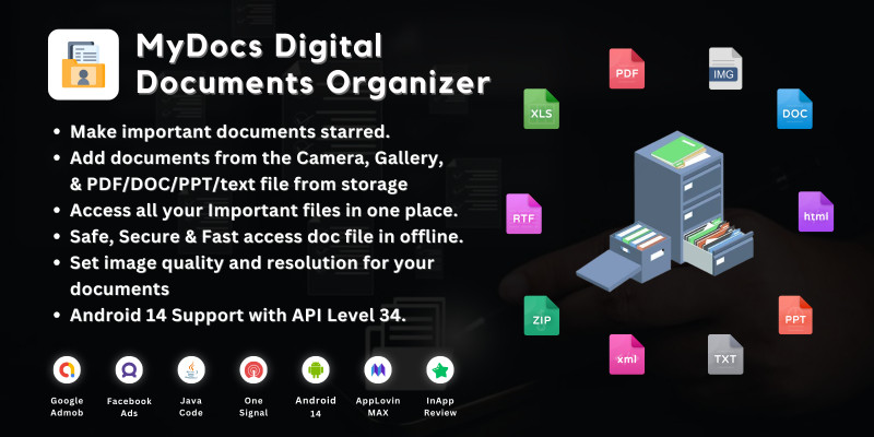 MyDocs Digital Documents Organizer Android