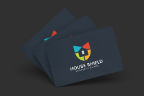 House Safety Shield Logo Design Template Screenshot 1
