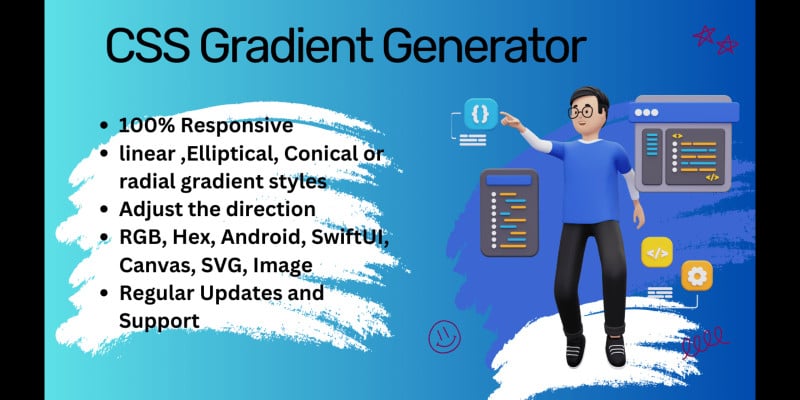 CSS Gradient Generator for Easy Gradient Creation