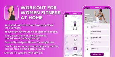 Workout for Women Fitness at Home Android