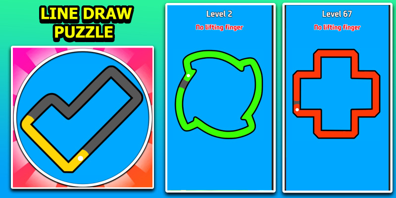 Line Draw Puzzle Trending Game Unity Source Code