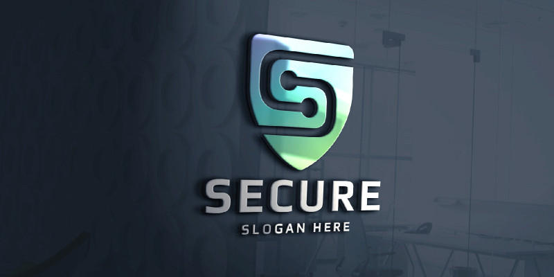 Secure Shield Letter S Logo