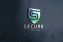 Secure Shield Letter S Logo Screenshot 1