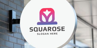 Square Rose Logo