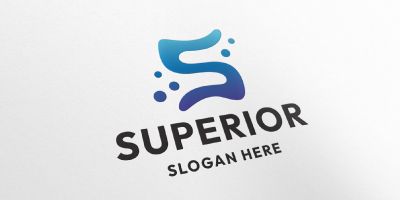 Superior Letter S Logo