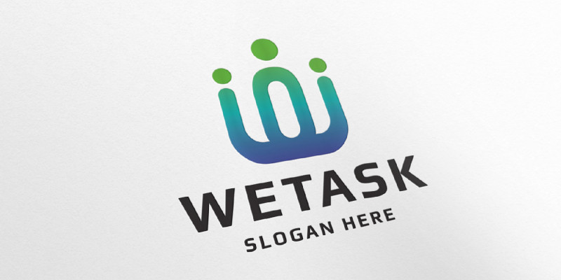 Wetask Letter W Logo