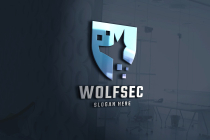 Wolf Secure Shield Logo Screenshot 1