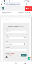 Employee Attendances Management System Screenshot 3