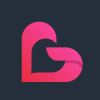 Letter G Love Logo Design Template