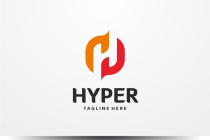 Hyper Letter H logo design template Screenshot 1