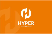 Hyper Letter H logo design template Screenshot 2