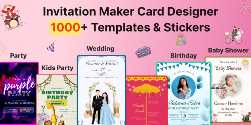 Wedding Invitation Card Maker - Android