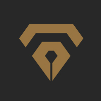 Diamond Pen Logo Design Template
