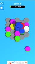 Hexa Sort 3D Puzzle Trending Game Unity Screenshot 1