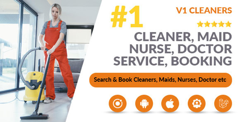 Search & Book Cleaners Maids Carers - React