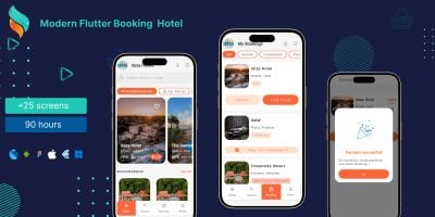 Flutter Booking Hotel - Flutter Modern App UI Kit