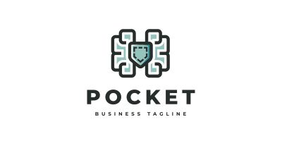 Smart Pocket Logo Template