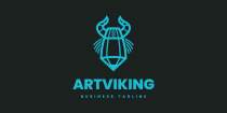 Creative Art Viking Logo Template Screenshot 2