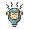 Genius Monkey Logo Template