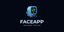 Human Face Mobile Logo Template Screenshot 2