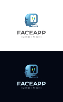 Human Face Mobile Logo Template Screenshot 3