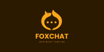 Fox Chat Logo Template Screenshot 2