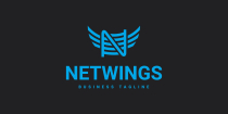 Netwings - Letter N Logo Template Screenshot 2