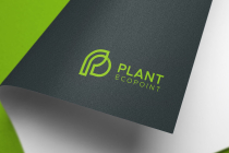 Letter P leaf logo design template Screenshot 3