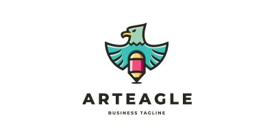 Art Eagle Logo Template